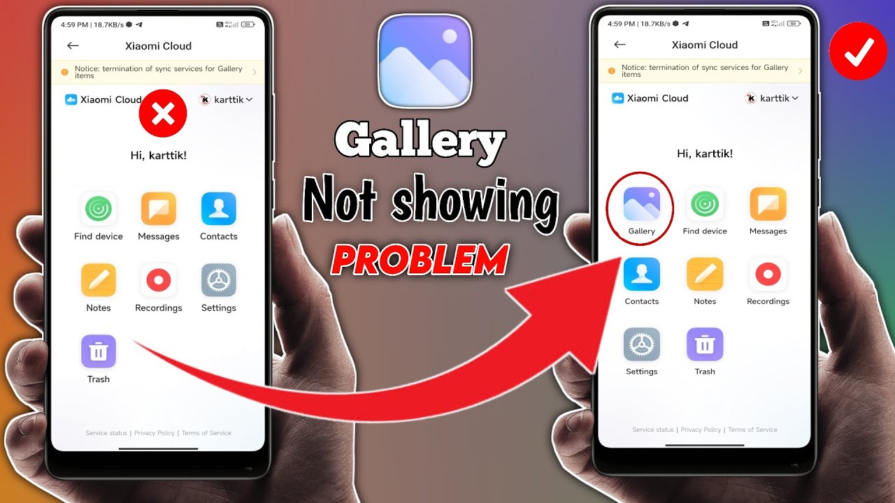 Xiaomi Cloud Gallery Show Nahin ho raha hai | Mi Gallery hide photos not showing | tech kartik