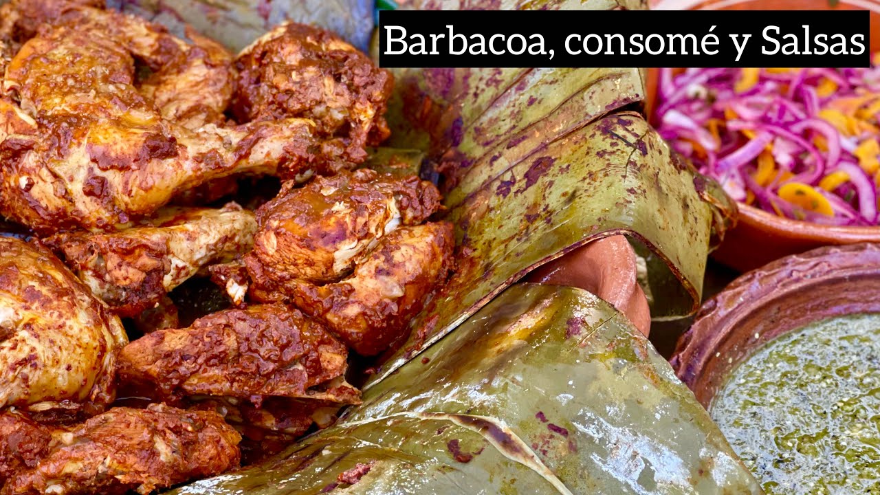 BARBACOA DE POLLO PARA NEGOCIO Y HOGAR / BARBACOA CONSOMÉ Y SALSAS / BARBACOA / BIRRIA DE POLLO