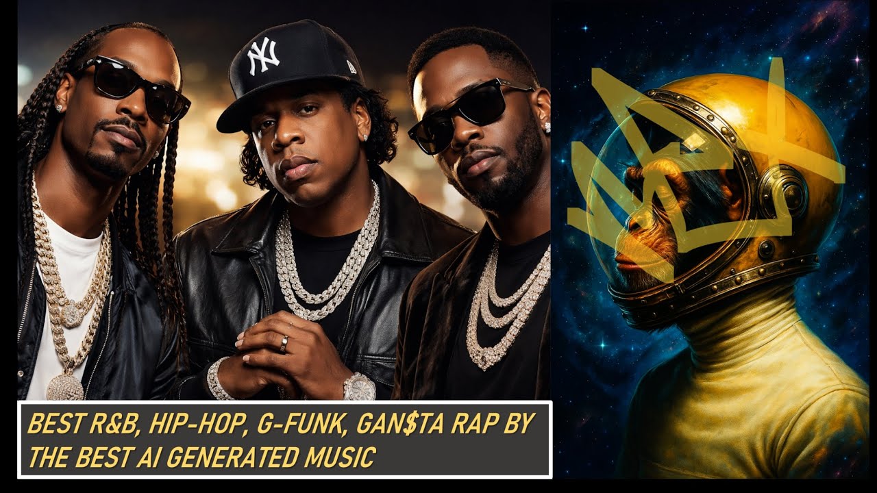 BEST R&B, HIP-HOP, G-FUNK, GAN$TA RAP BY THE BEST AI GENERATED MUSIC