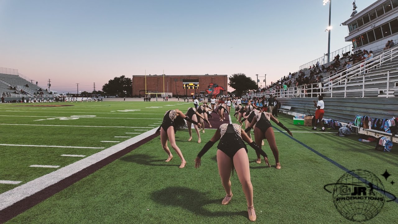 Skyline Raider Band & Silhouettes Marching Into Forester Stadium | Vs Duncanville 2024