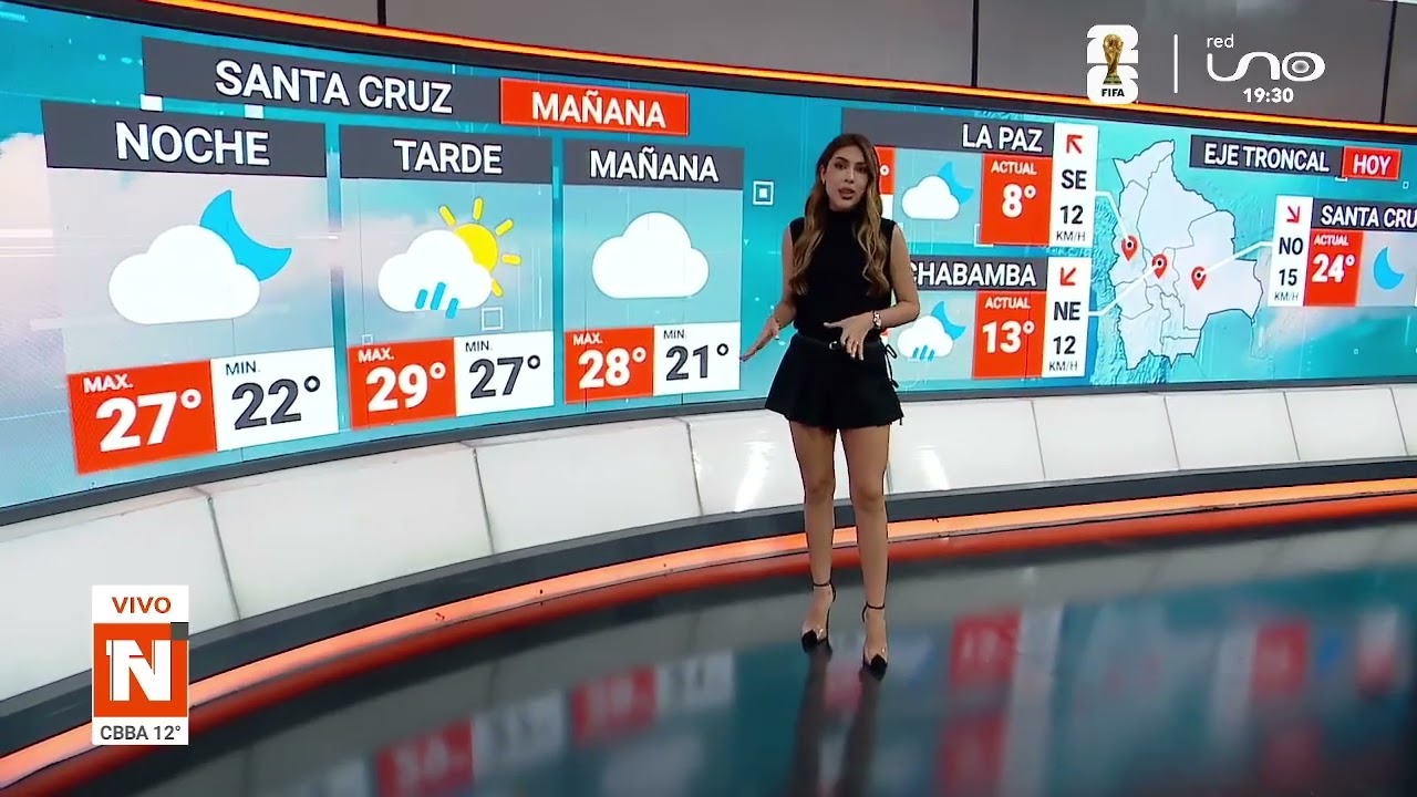 ASÍ ESTARÁ EL CLIMA EN SANTA CRUZ