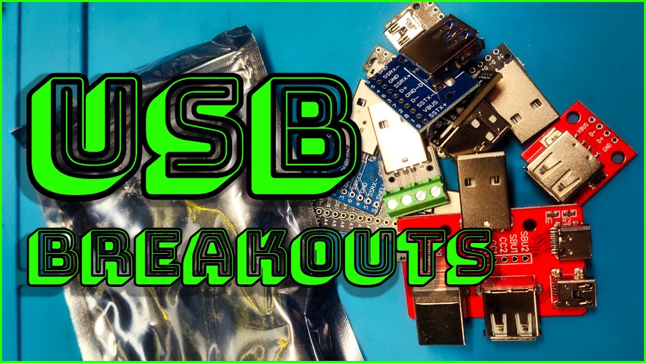 11pcs USB Breakout Board kit Type A B Type-C Mini Micro and 6 in 1 Breakout Board