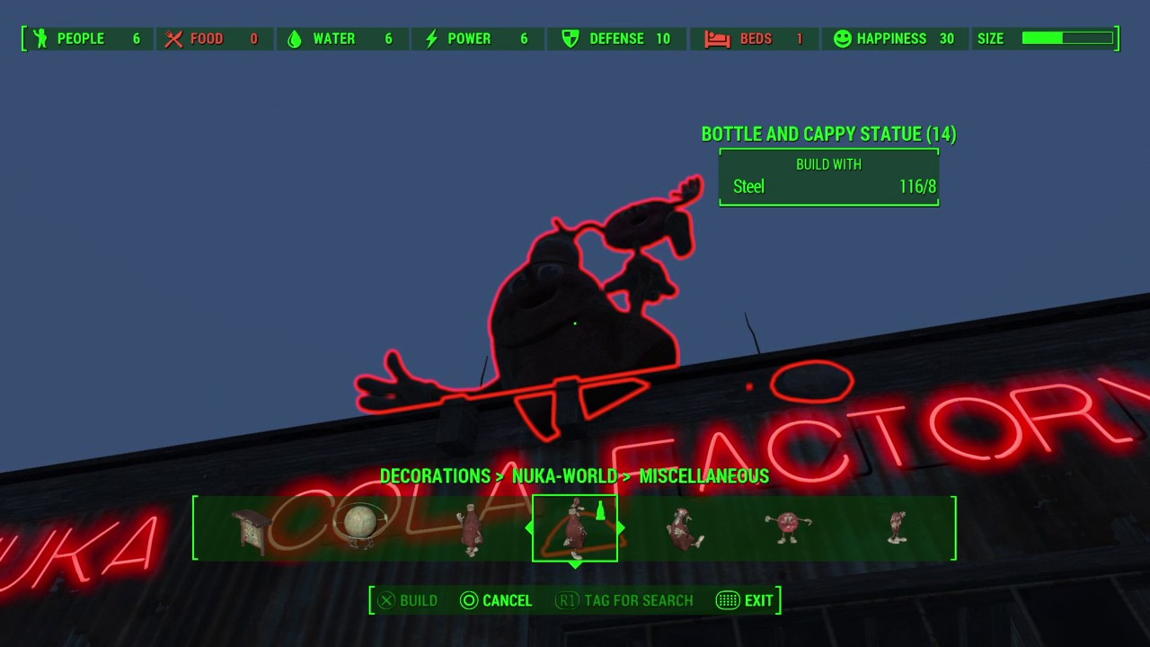 Fallout 4 building nuka cola factory