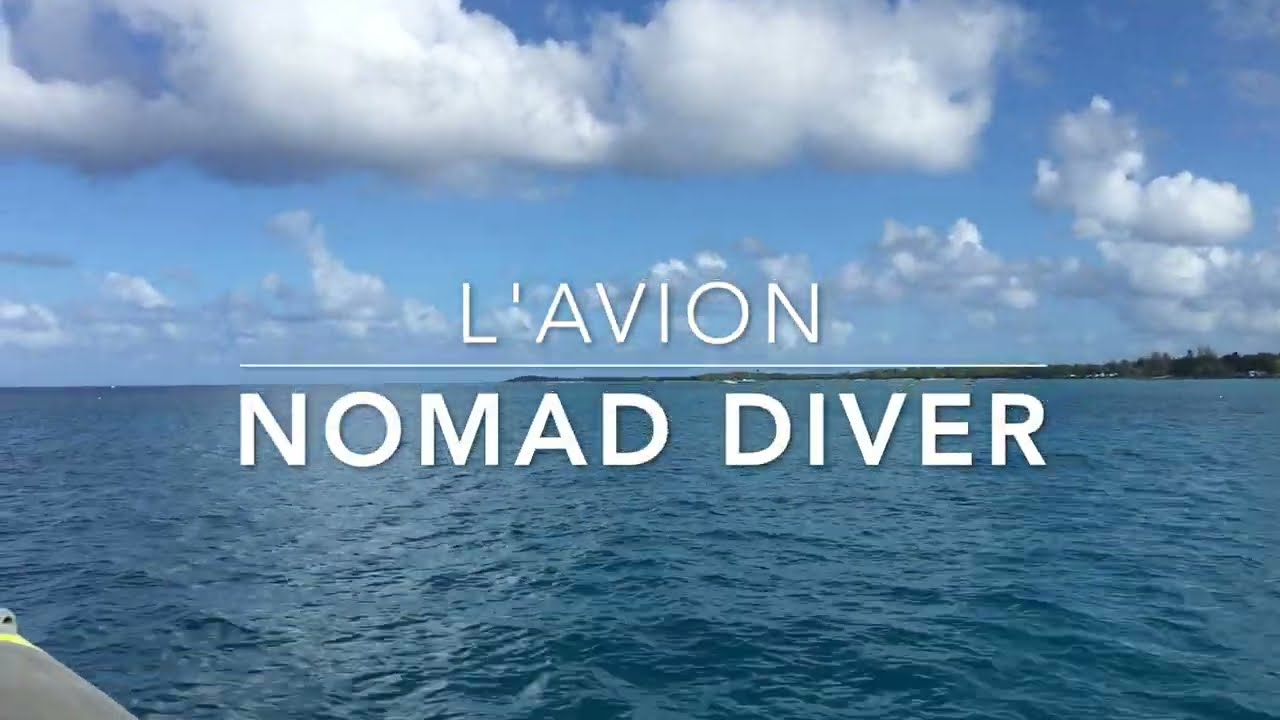 Plongée sur l'épave de l'Avion à Port Louis Guadeloupe avec Nomad Diver