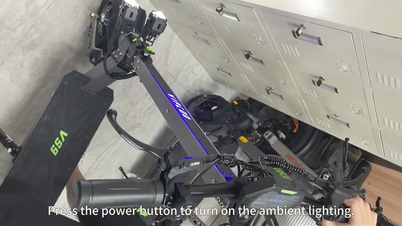 Turn On/Off Headlight & Ambient Light | VIPCOO VS9