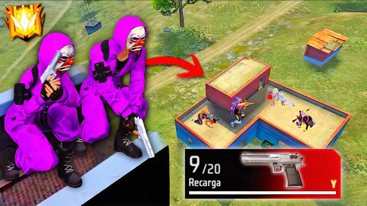 HICIMOS EL RETO DE LA DESERT CAMPERA 😱 FREE FIRE