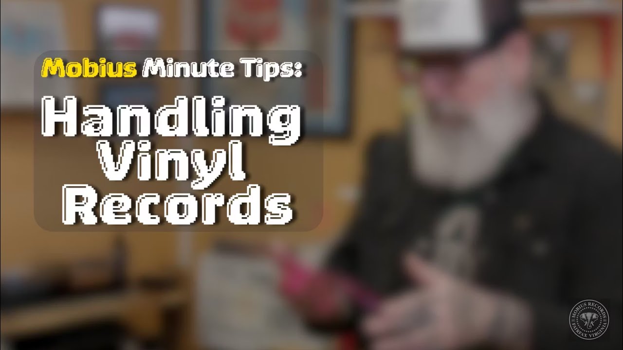 HOW TO handle VINYL RECORDS The CORRECT Way | Mobius Minute Tips