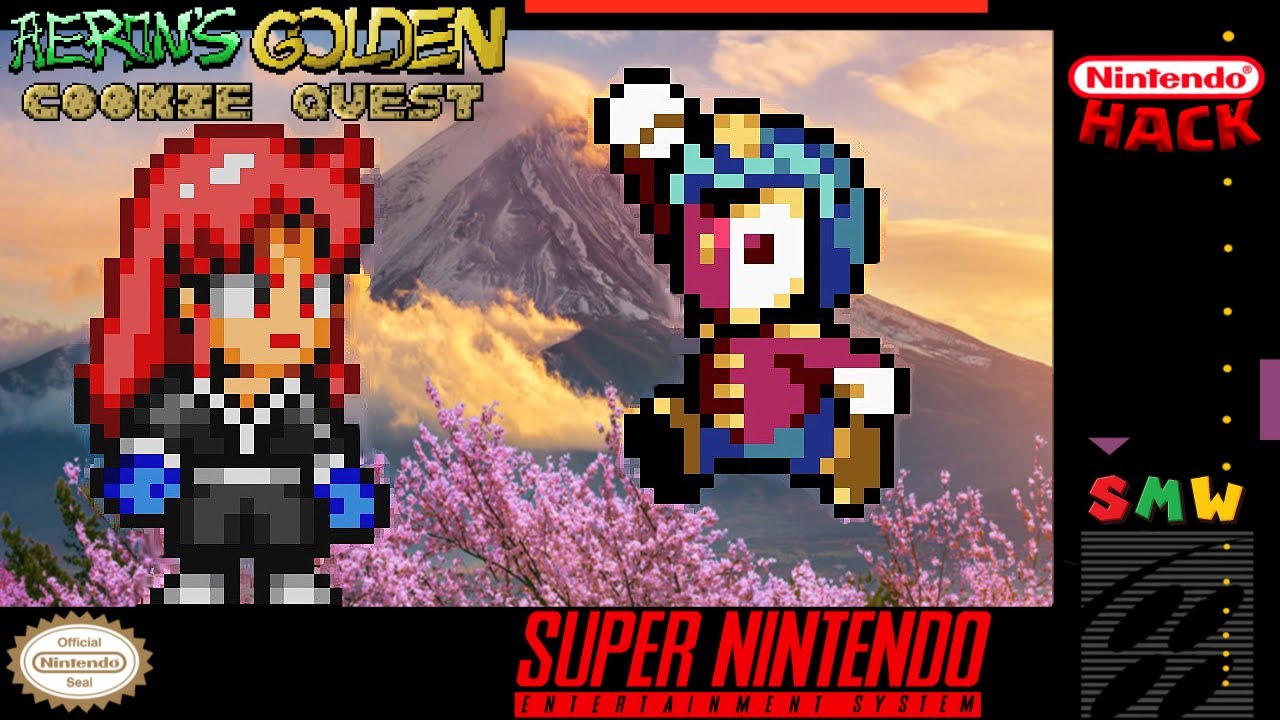 Aeron's Golden Cookie Quest - Hack of Super Mario World [SNES] Longplay