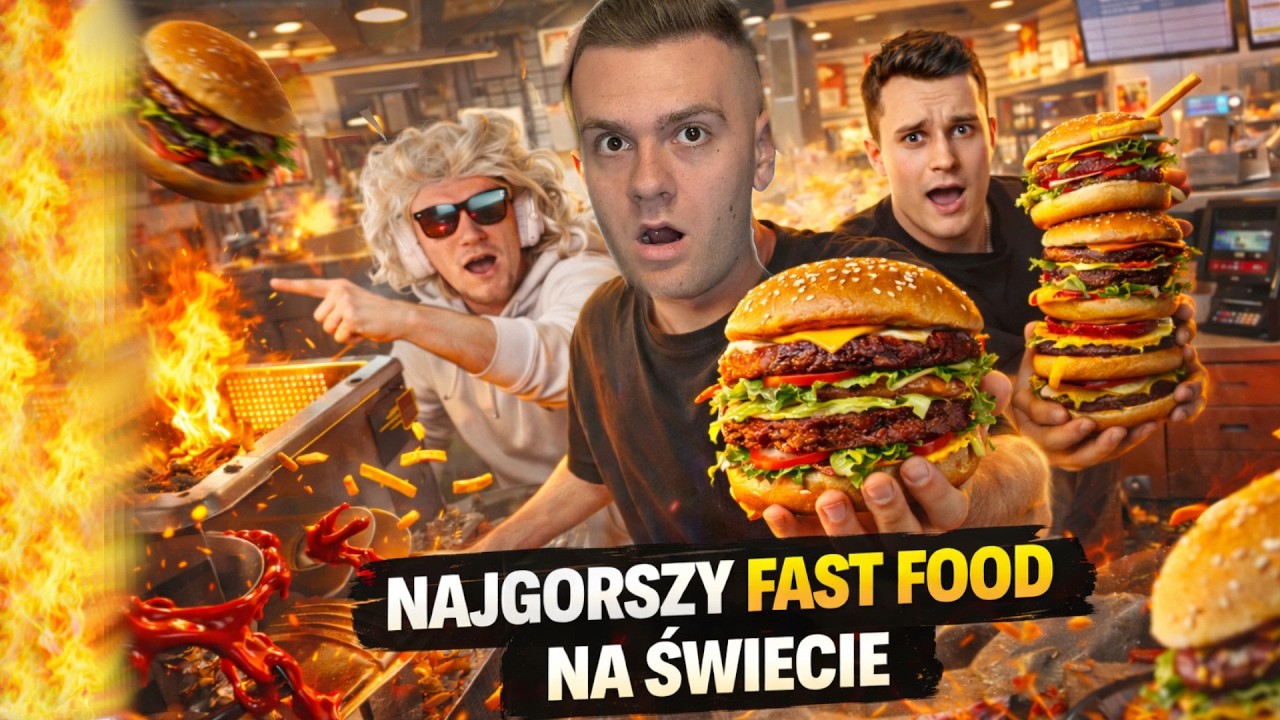 TO NAJGORSZY FAST FOOD W JAKIM BYŁEM! I TO JA GO PROWADZĘ | Fast Food Simulator |