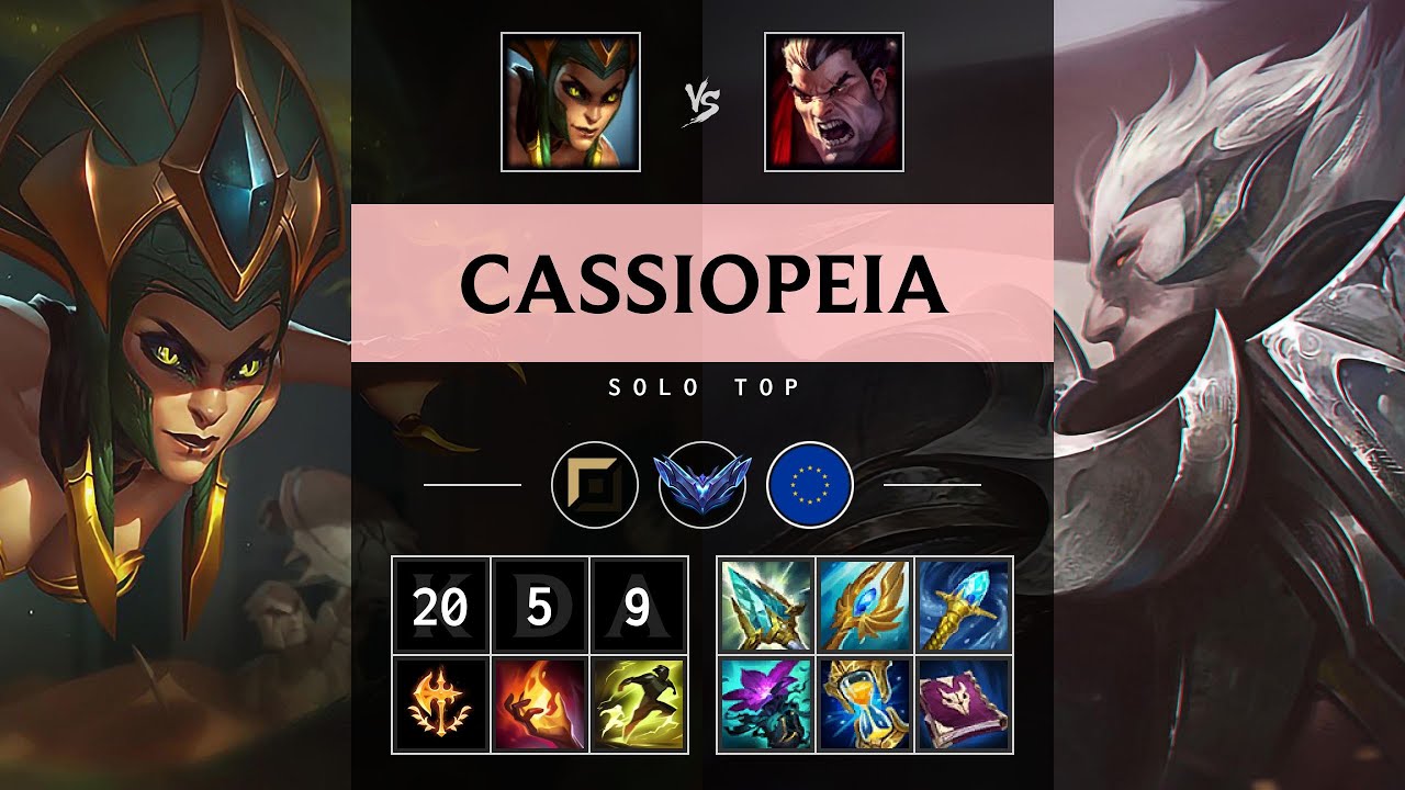 Cassiopeia Top vs Darius - EUW Diamond Patch 25.20