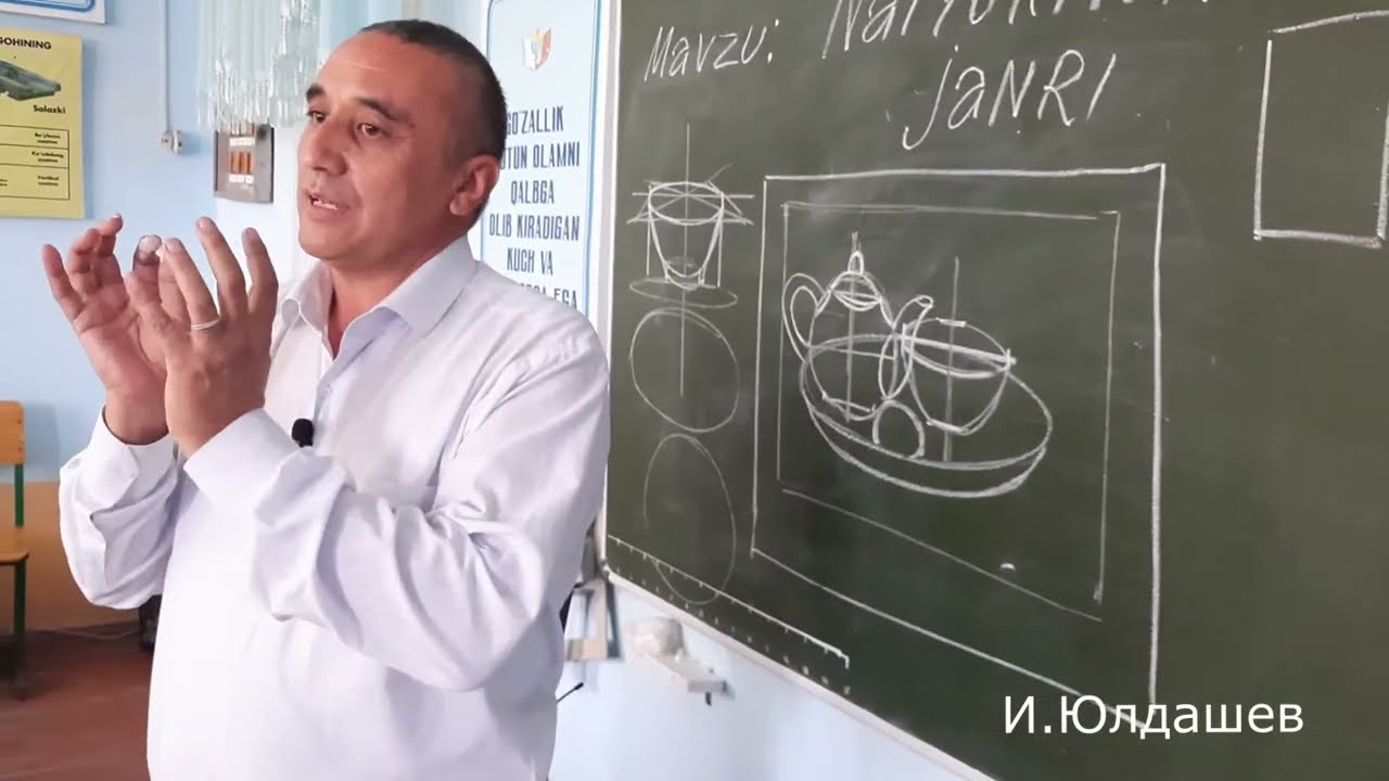 FarDU.Укитувчилар билан Нотюрморт хакида...D.Mamatov