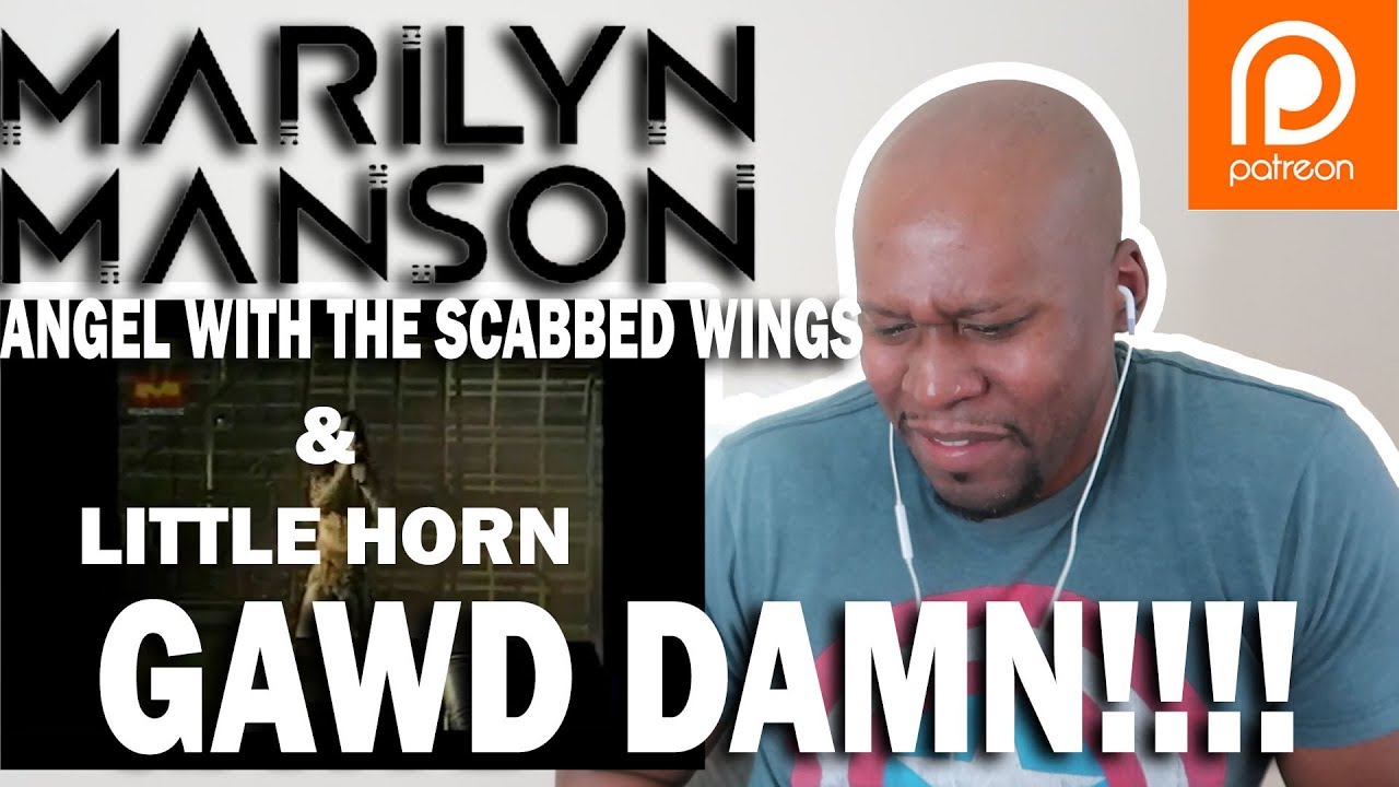 Amazing Reaction To Marilyn Manson-  Angel With The Scabbed Wings & Little Horn (Live 96)