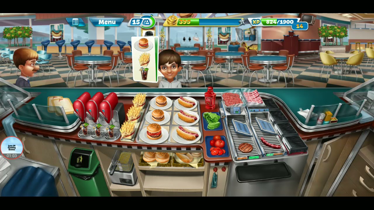 Fast food court challenge level 10 / cooking Fever / Love Of Cooking Games