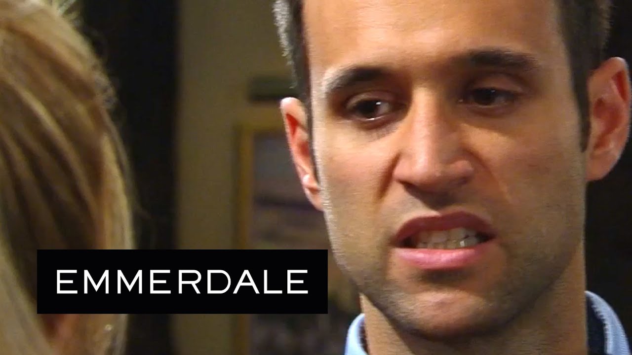 Emmerdale - Ross Punches Nikhil for Insulting Debbie