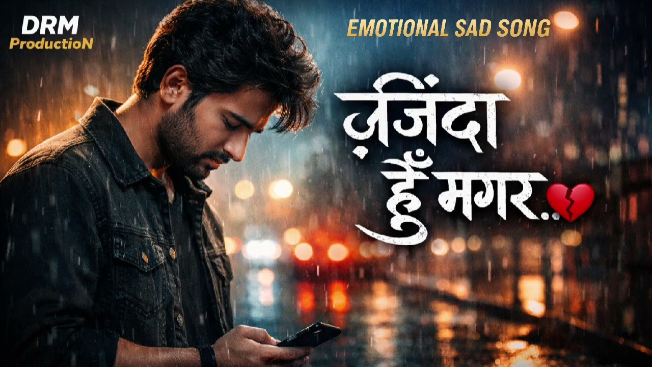 ज़िंदा हूँ मगर… 💔 | जब दिल टूटे, सिर्फ दर्द रह गया  Emotional Hindi Sad Song 2026 ||DRM ProductioN