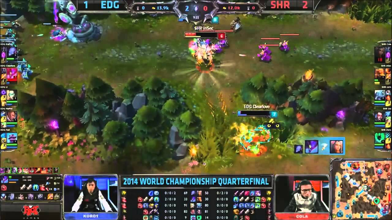 Insec and Clearlove finish each other (EDG vs SHR Game 4)