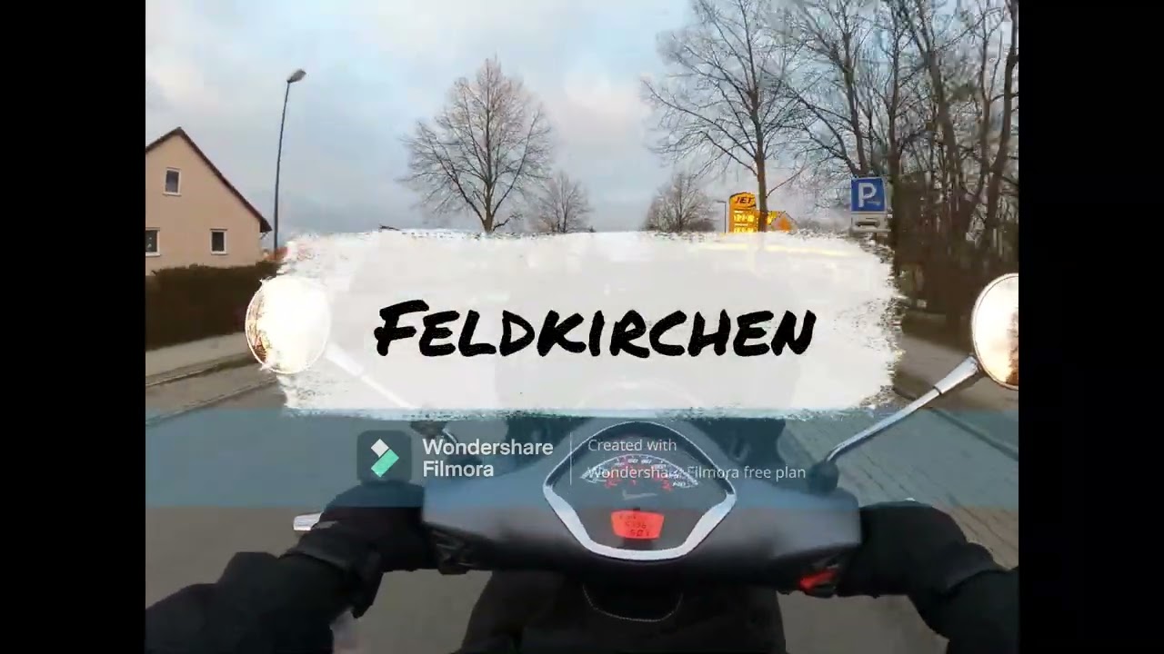Quick Ride to Riem and back home (edited) Vespa GTS