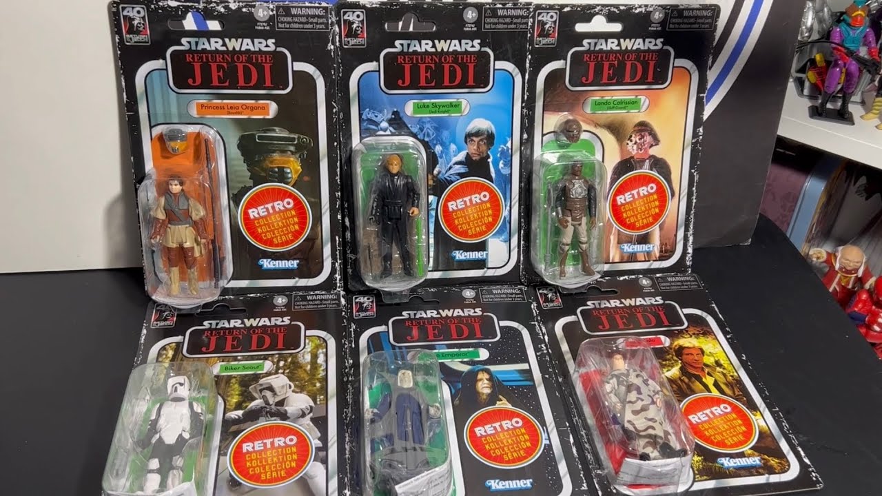 Return of the Jedi Retro Collection with Companions to the Kenner Vintage Star Wars Originals