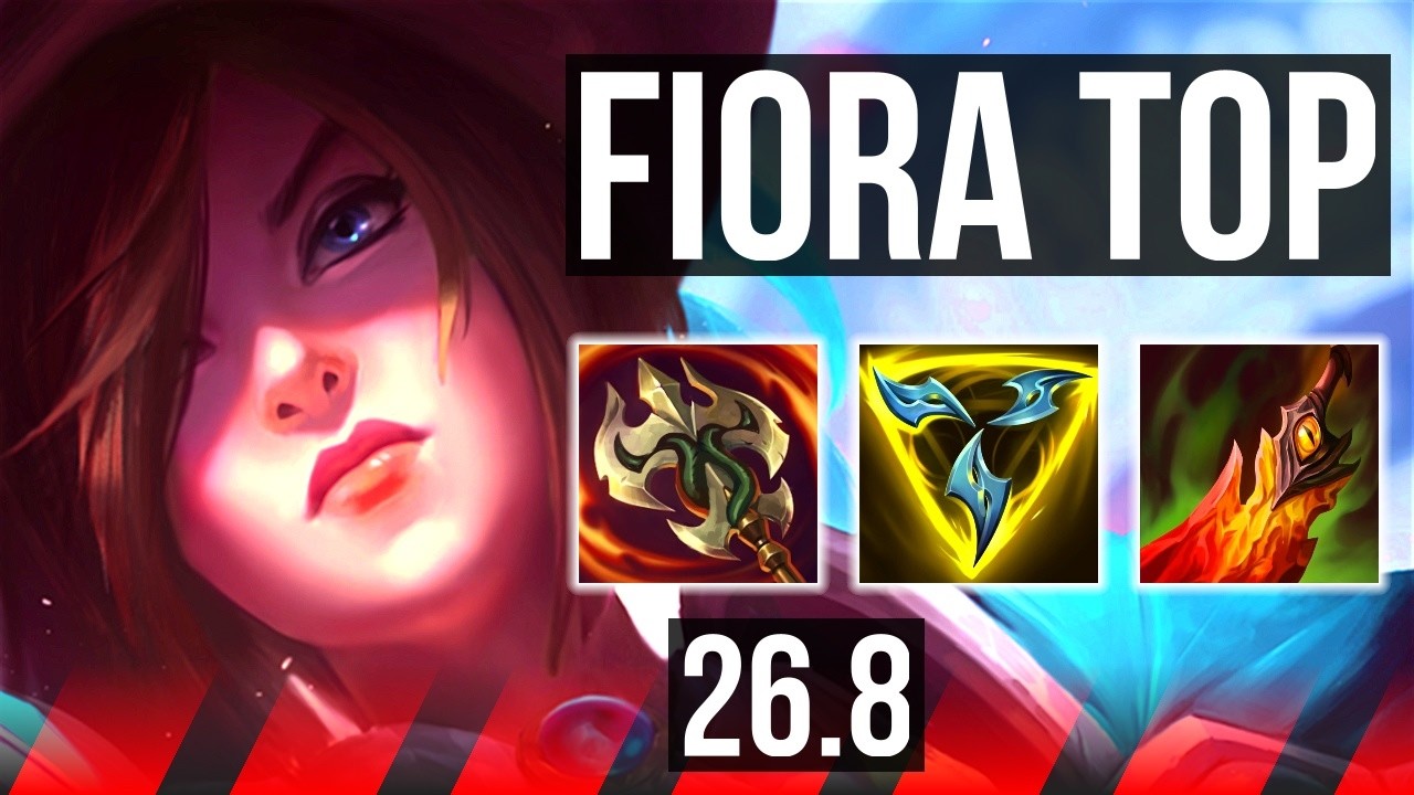 FIORA vs AKALI (TOP) | EUW Master | 26.8