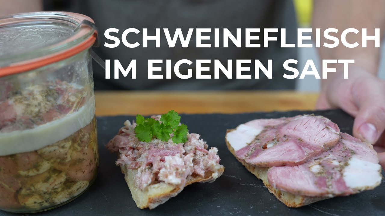 Schweinefleisch im eigenen Saft - Lecker und flexibel einsetzbar