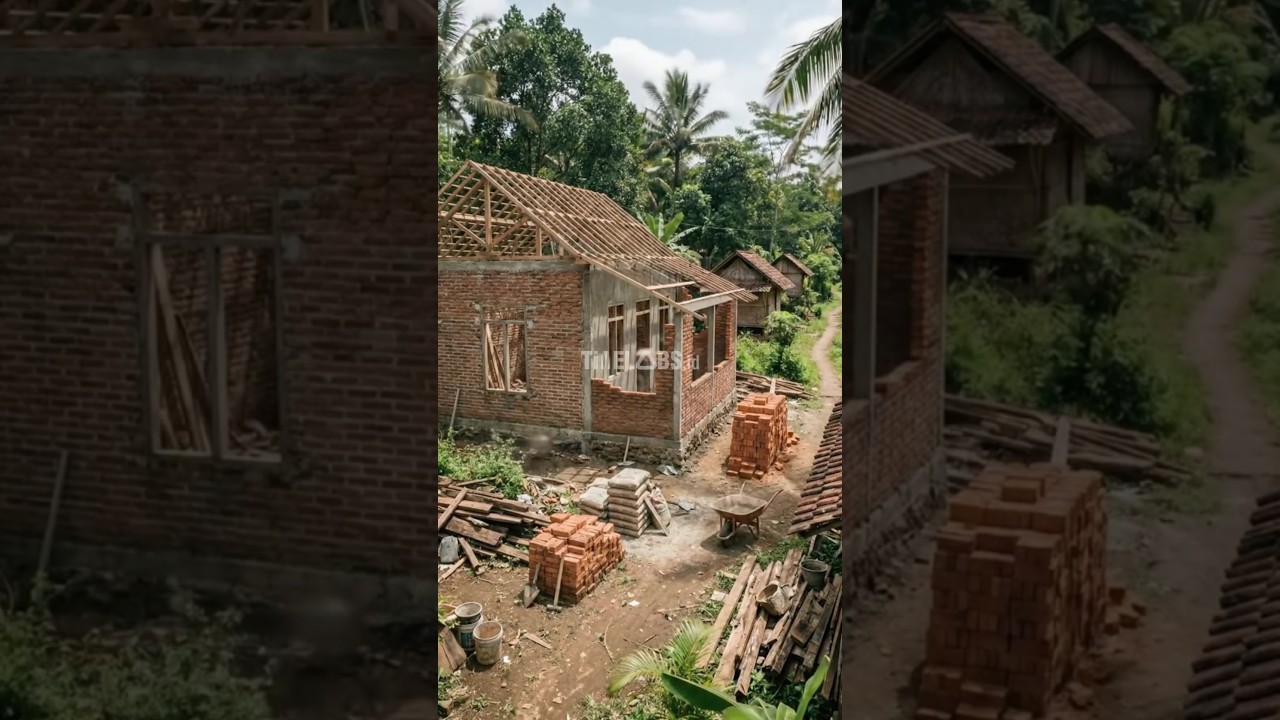 WOW LIHAT, SETELAH DI RENOVASI RUMAHNYA TAMPAK BAGUS KEMBALI 