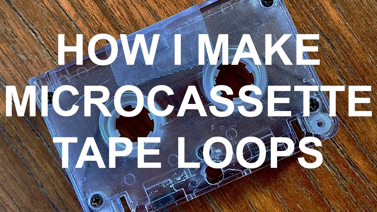 How I Make Microcassette Tape Loops for Music and Sampling
