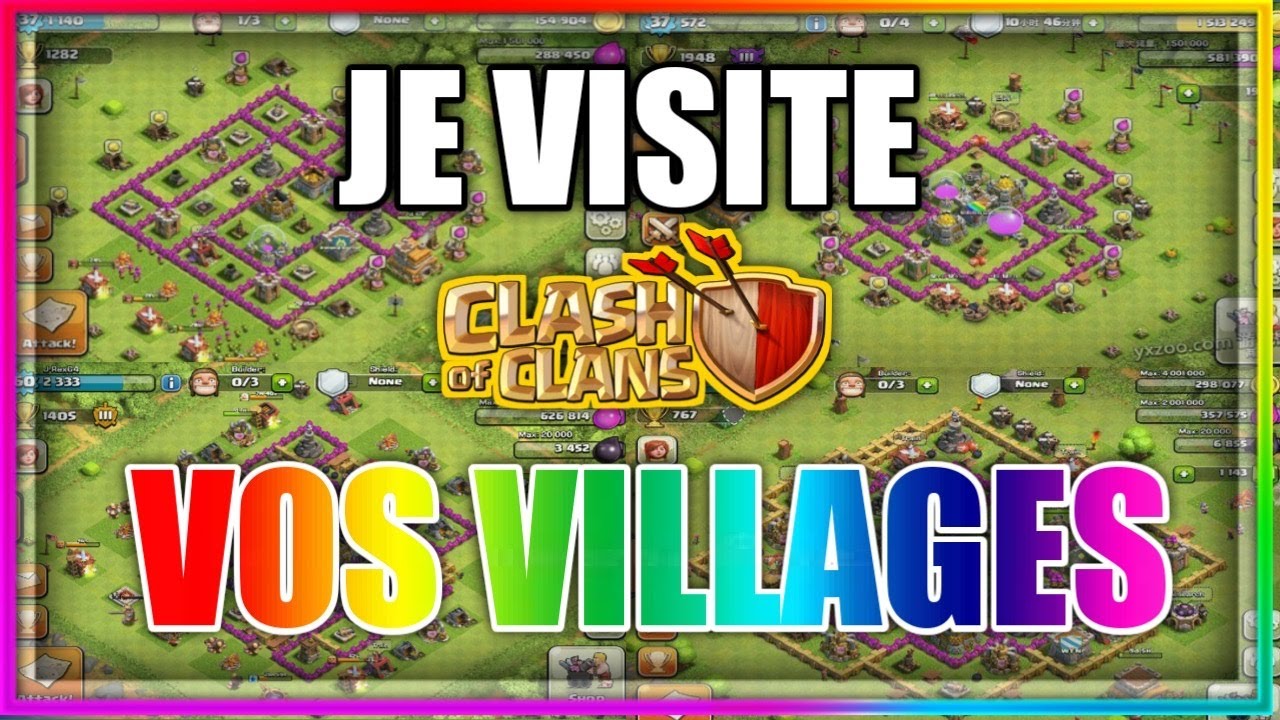 Je visite vos villages sur Clash of Clan en ASMR (ASMR gaming fr)