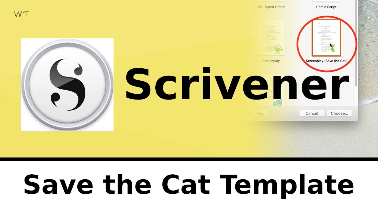 Outlining in Scrivener with Save the Cat Template