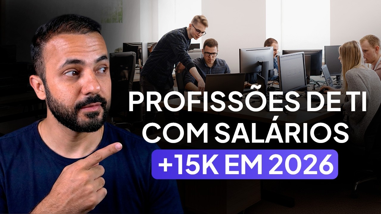 As profissões de TI com salários acima de 15k e 100% home office