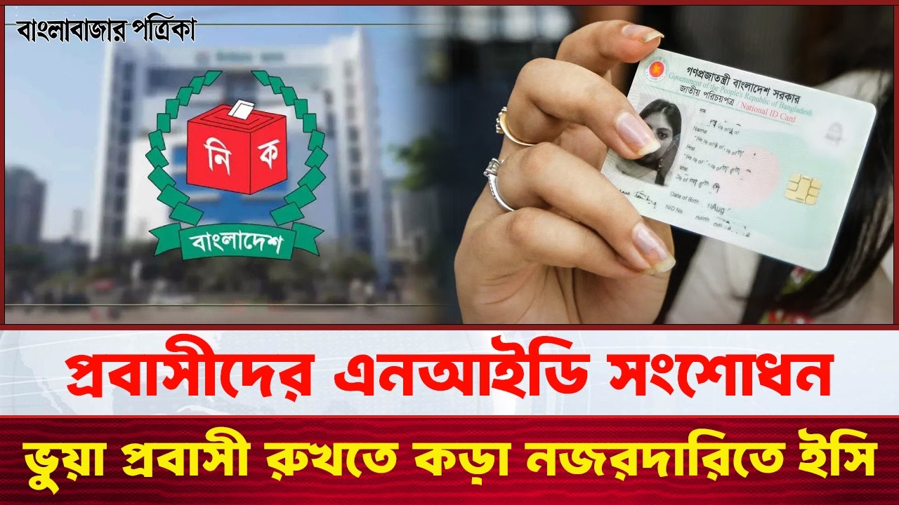 প্রবাসীদের এনআইডিতে আসছে বড় পরিবর্তন | NID Correction | Probashi NID | EC | Banglabazar Patrika