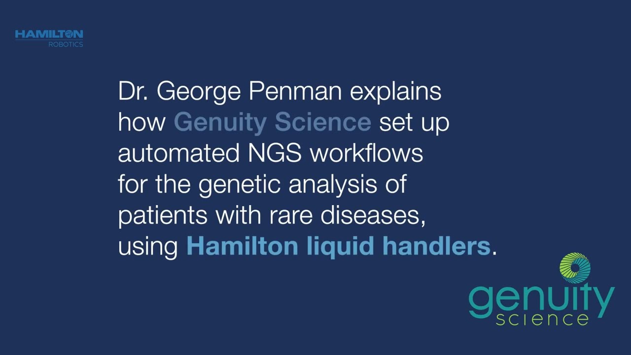 Automation of NGS workflows &ndash; The Journey of Genuity Science