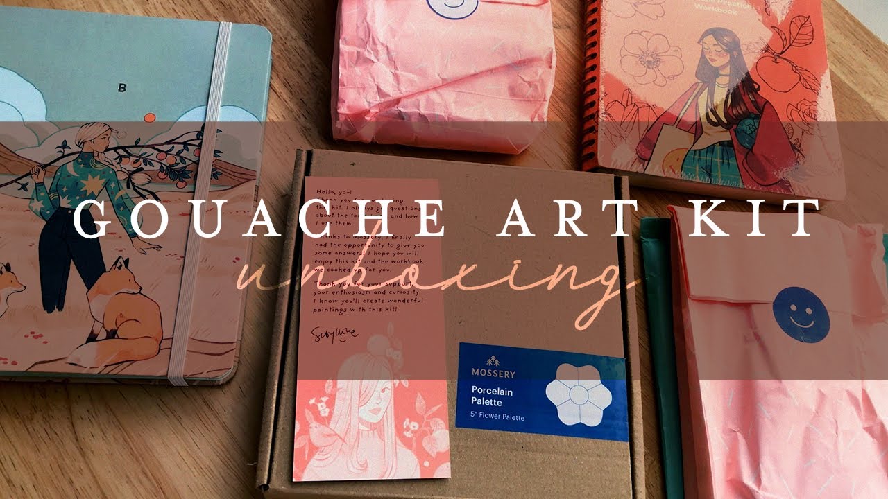 Unboxing: Gouache art kit by Sibylline Meynet x Mossery