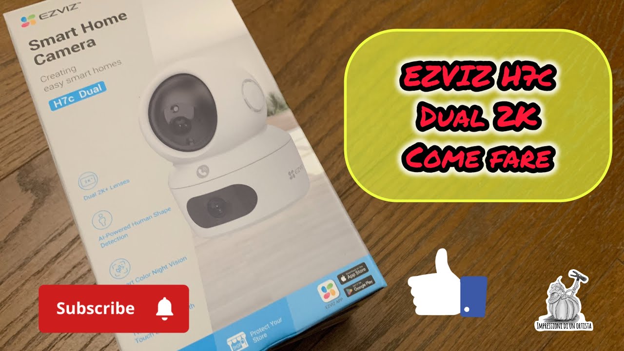 EZVIZ H7c Dual 2K Telecamera videosorveglianza facile anche in orto....
