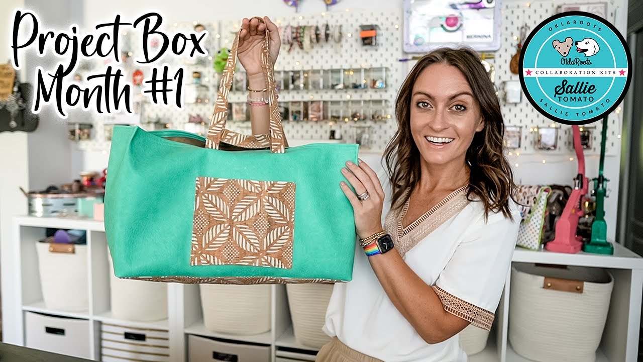 A Big Bag For Every Occasion! Let's Make The Poppins Tote - Month 1 Of OklaRoots - Sallie Tomato Box