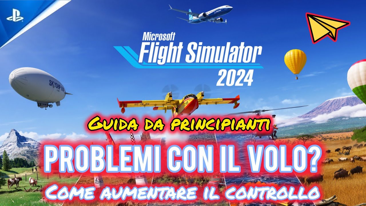 ✈️ Flight Simulator 2024 - Migliorare il controllo del volo 🕹 - PS5 Guida da Principianti - Ita