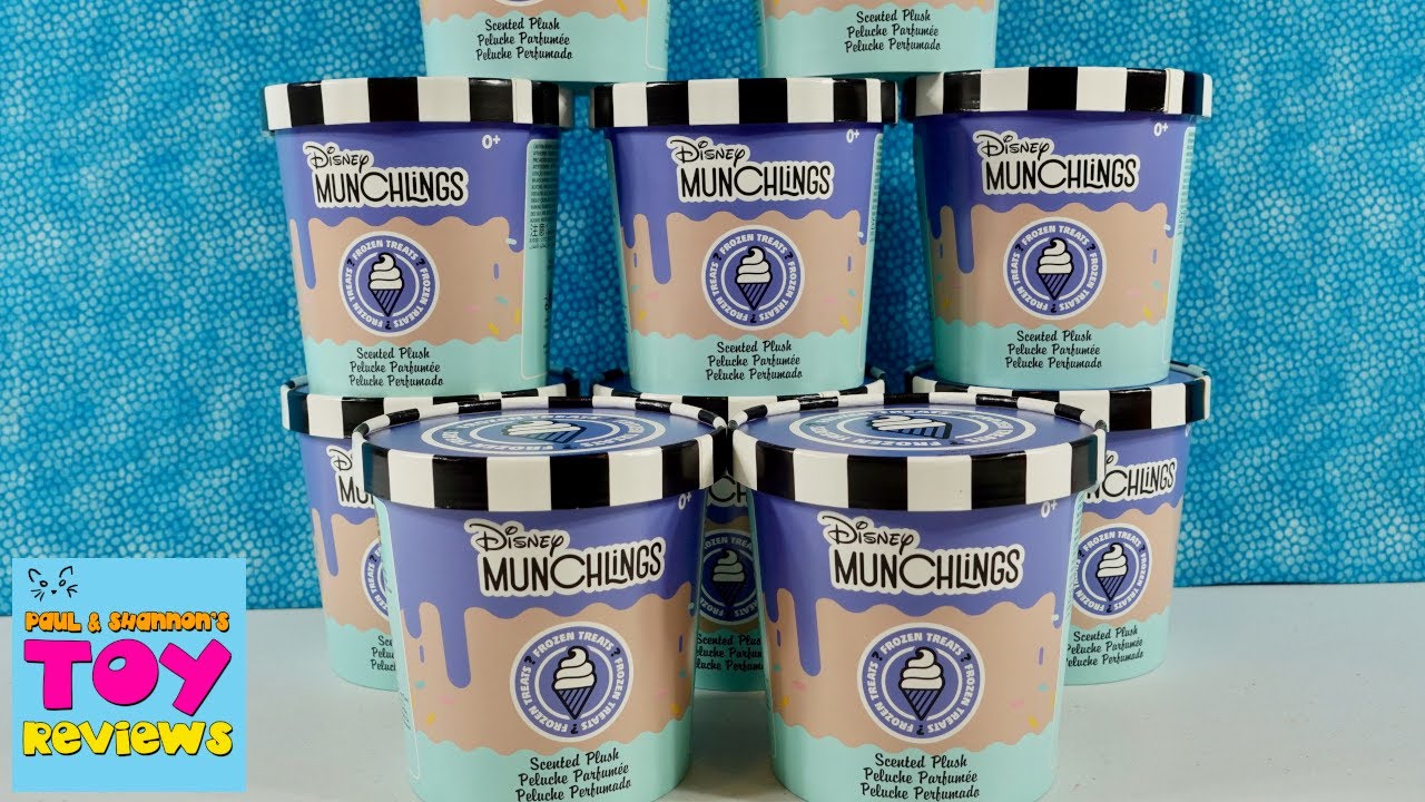 Disney Munchlings Frozen Treats Scented Plush Blind Box Opening | PSToyReviews