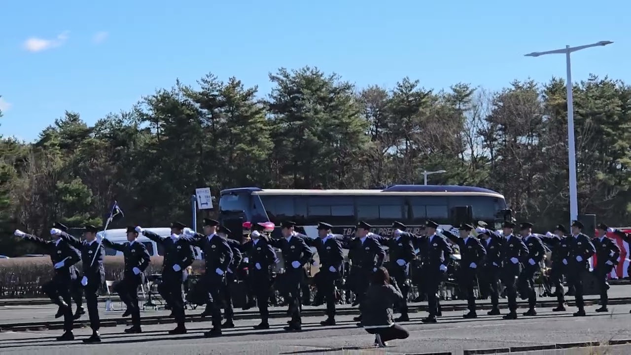 茨城県警察視閲式　部隊行進
