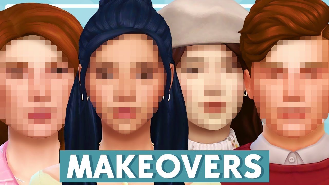 Emika & Friends Makeovers + CC List | The Sims 4 Snowy Escape