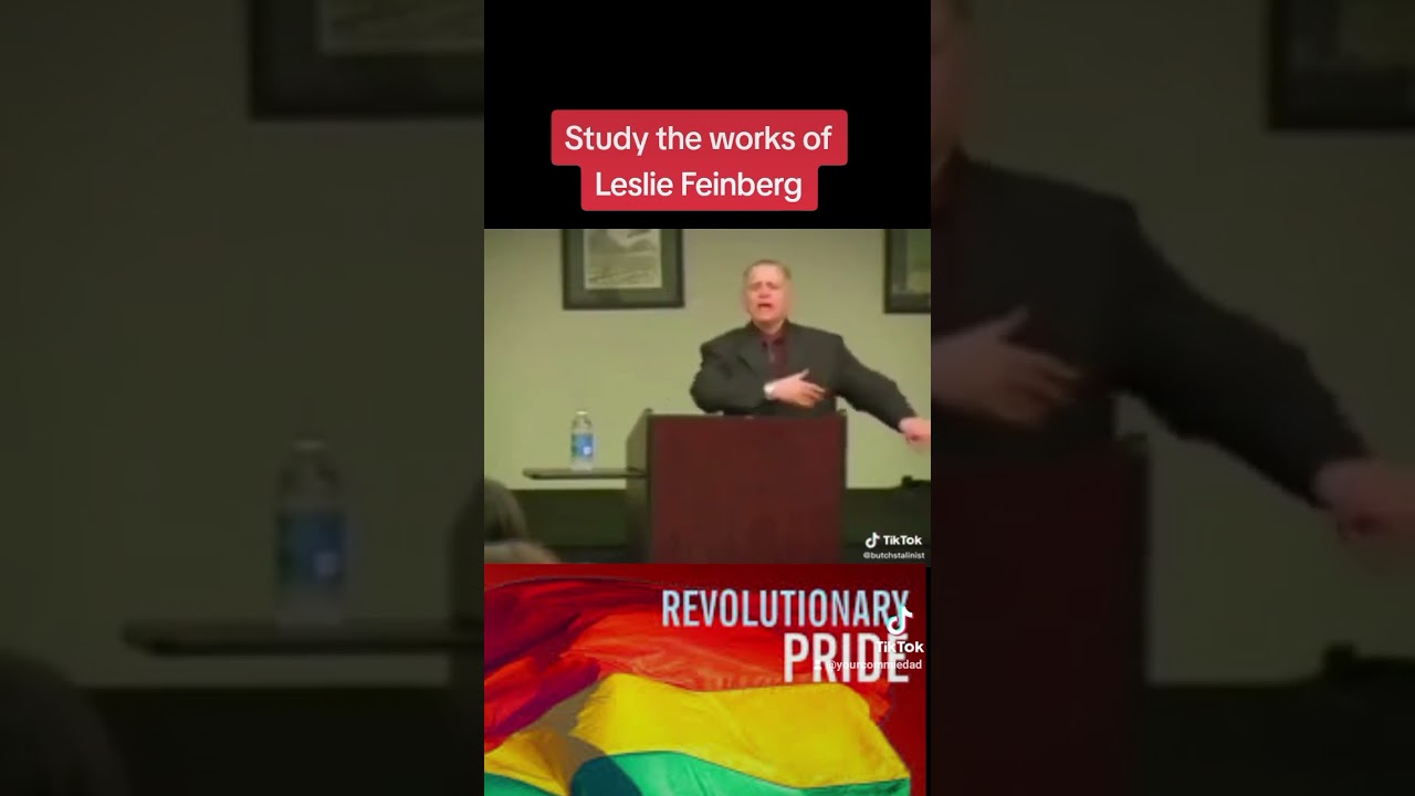 Study Leslie Feinberg Queer Communist historian activist and liberation fighter