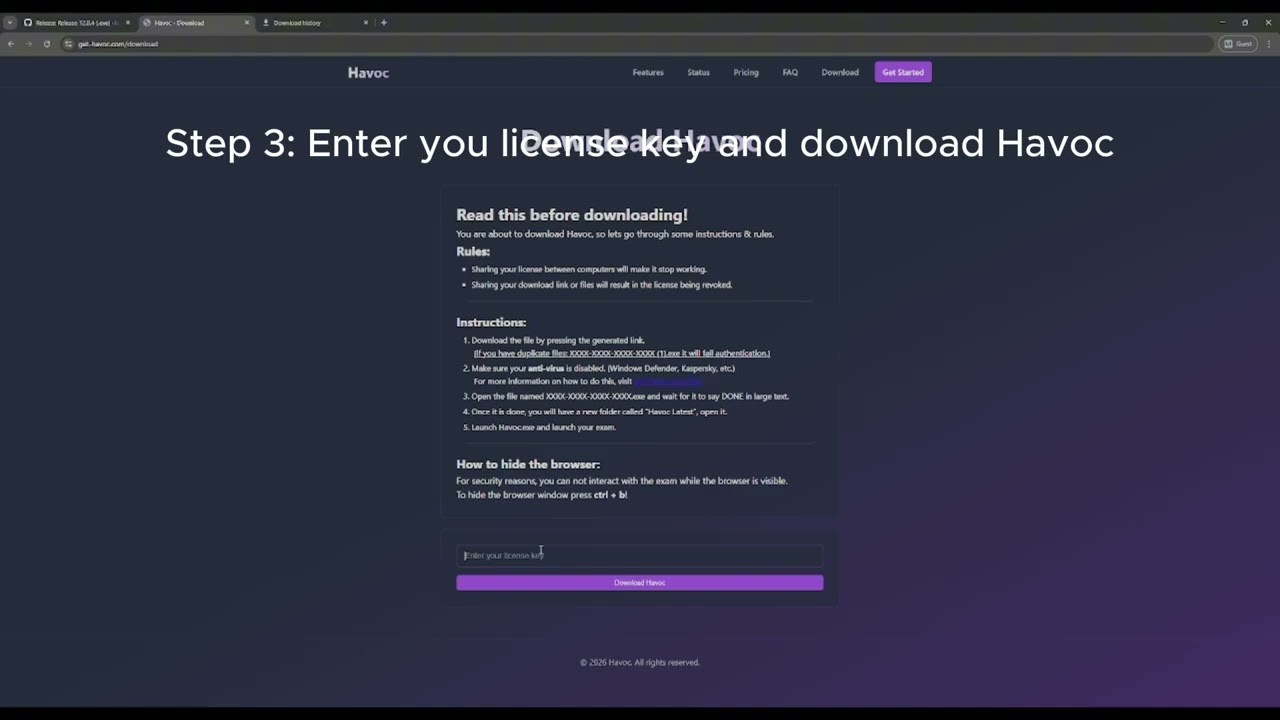 Пошаговое руководство по обходу/обходу уязвимости Safe Exam Browser 2026 Havoc