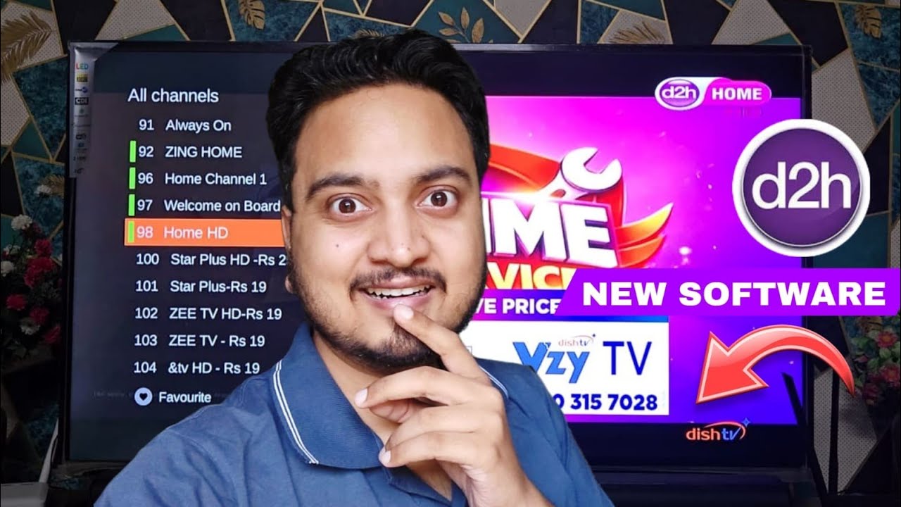 How to Update New Software in d2h Set Top Box | Dish TV