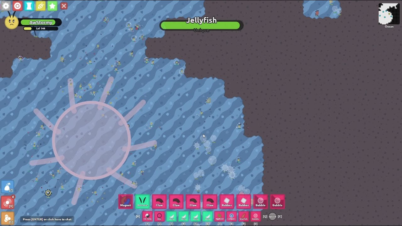 3 Unique Jellyfishes! Florr.io