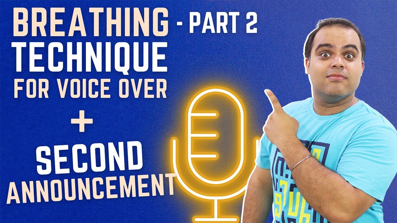 Breathing Techniques for Voice Over Part 2 | Voice Over Training [Ep 16]