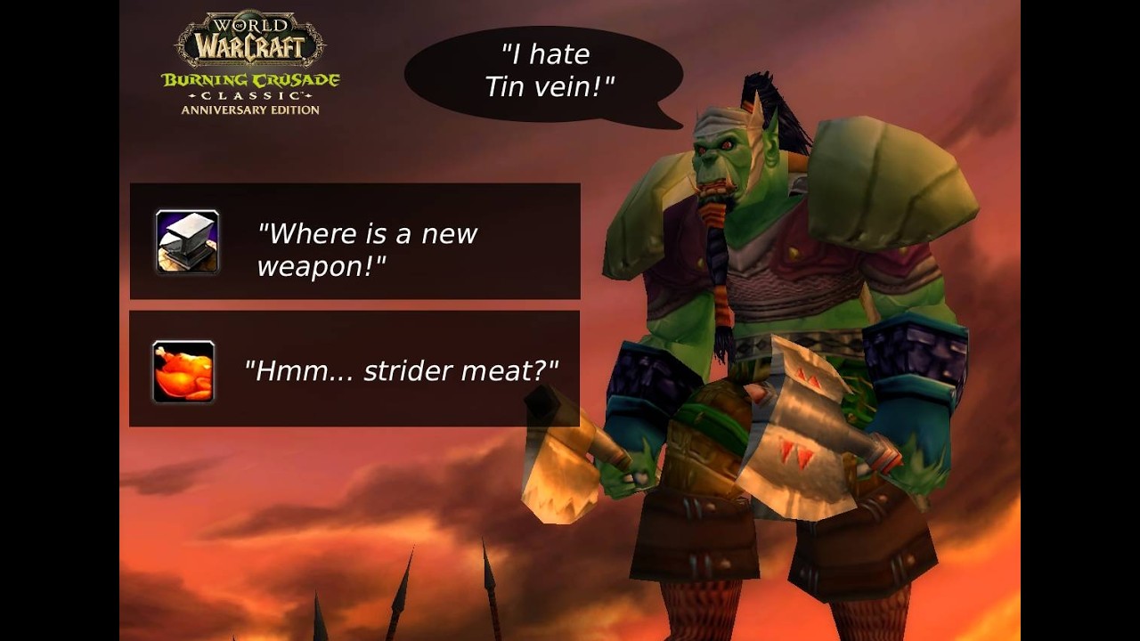 WOW TBC - Just chill playing (professions and farming) - part 2