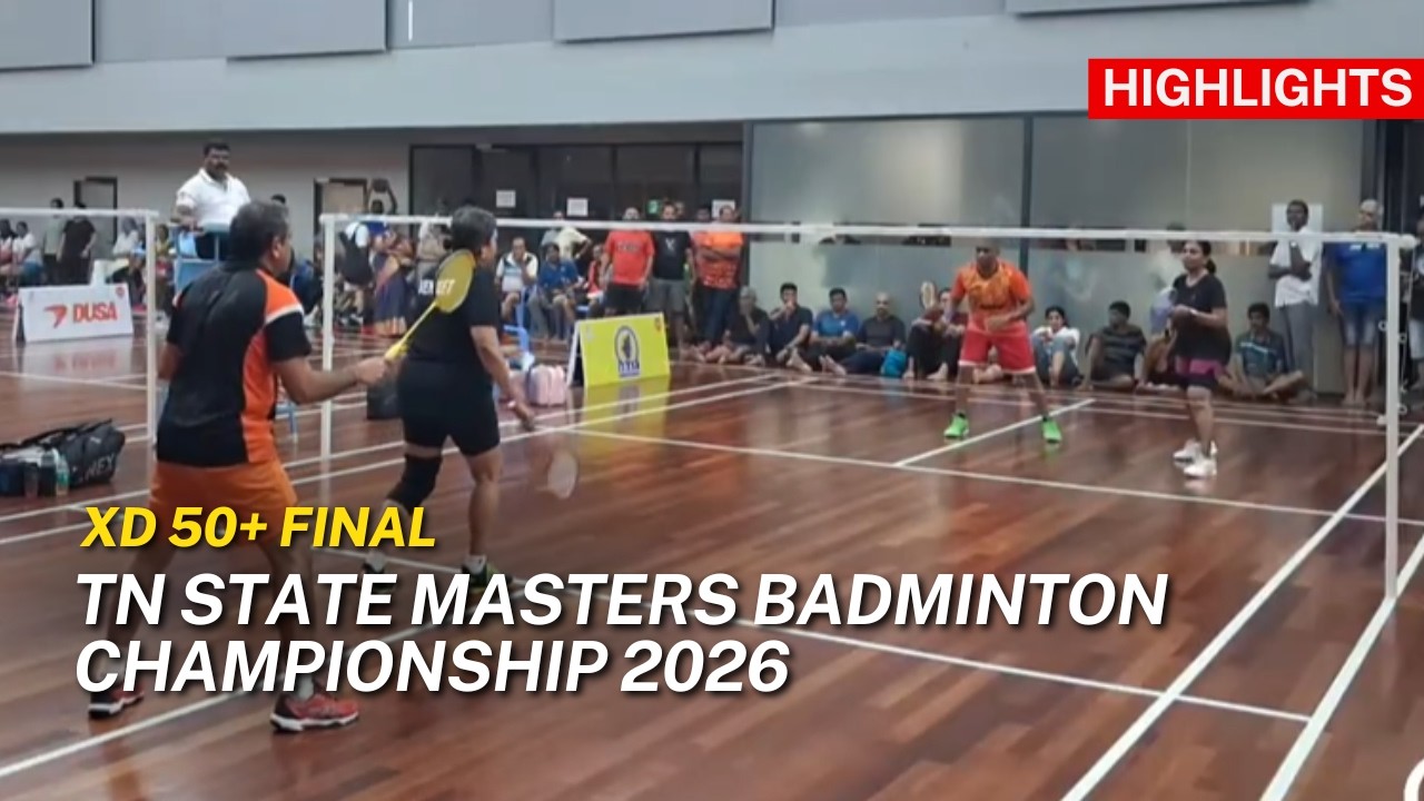 Suzanne Venglet & Mohan Kumar VS Sumathy Nithya & Muthukumaraswamy | Final XD 50+ | TN State Masters
