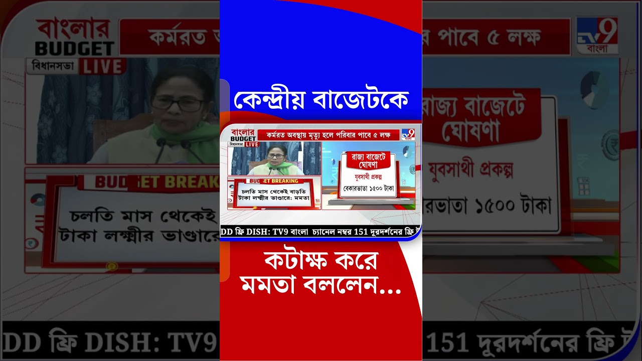 কেন্দ্রীয় বাজেটকে কটাক্ষ করে মমতা বললেন... | #Shorts