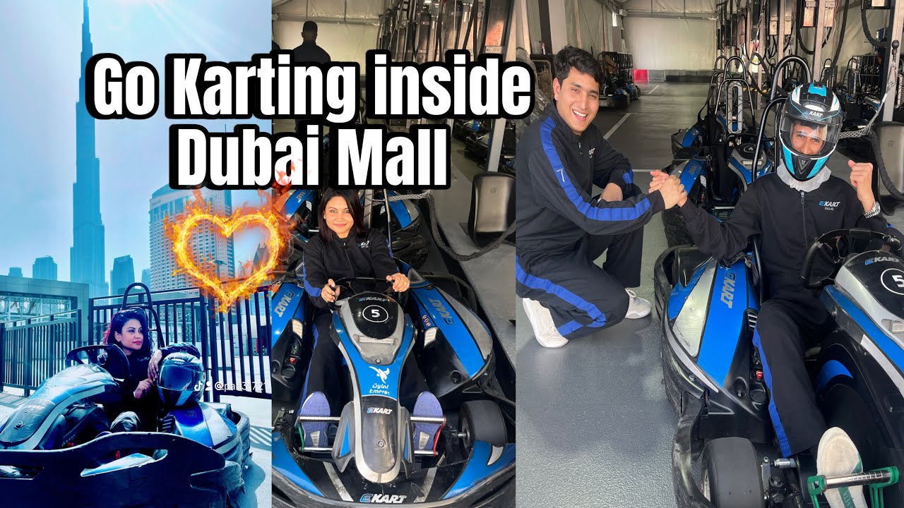 Dubai Go-Karting☺️Ekart Zabeel by Emaar🤍 ||My First Go-Karting experience in Dubai 🏎️|