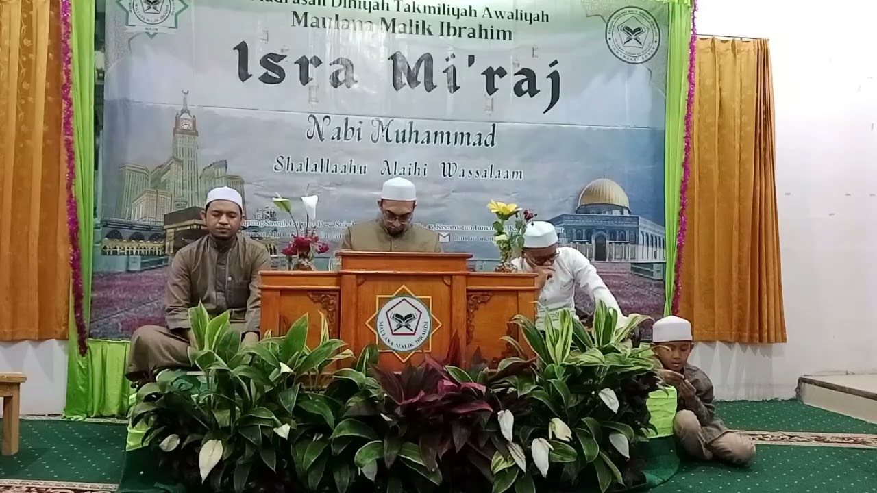 ISRA MI'RAJ NABI MUHAMMAD SAW | MAJELIS MAULANA MALIK IBRAHIM | HABIB HASAN BIN AHMAD SHAHAB