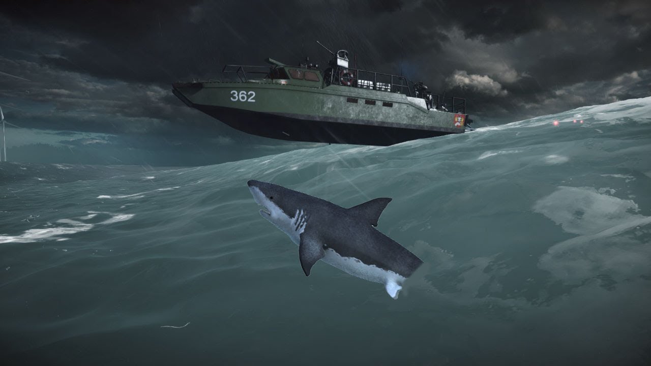 Battlefield 4 verstecktes Easter Egg? - Megalodon (riesiger Hai) auf Paracel Storm - German