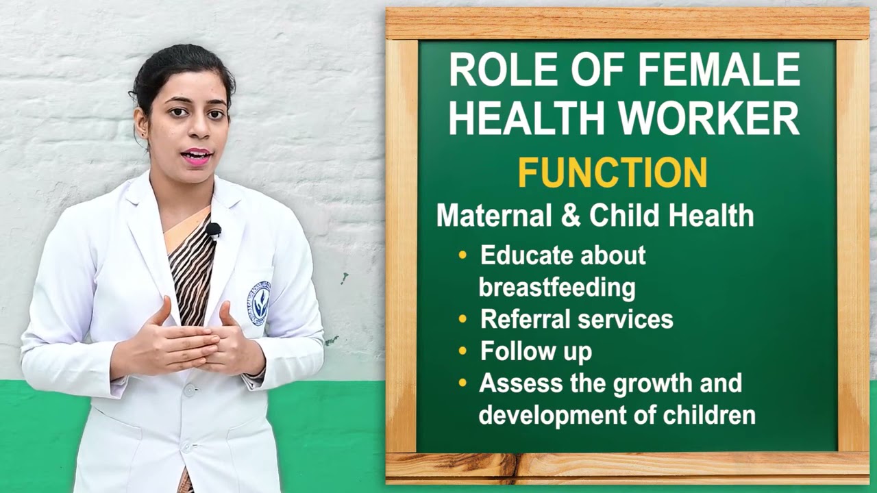 Female Health Worker Role I BSc fourth year I COMMUNITY HEALTH NURSING - II